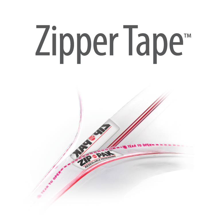 Zipper Tape™ Resealable Packaging Solution