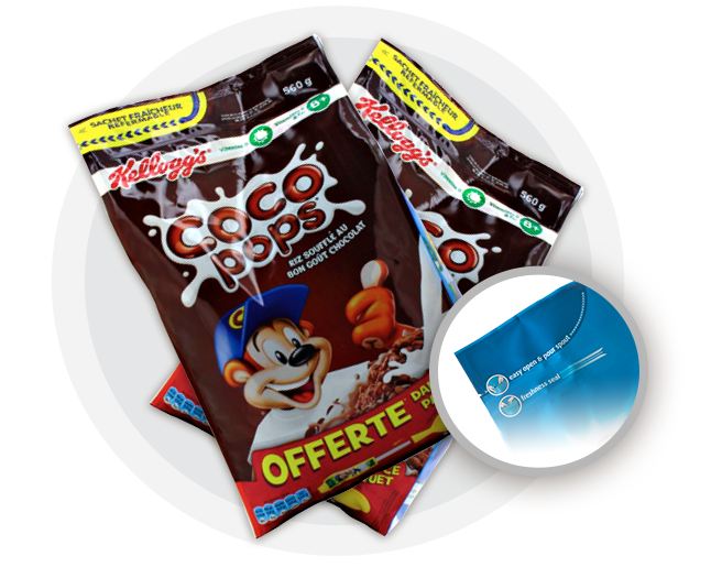 Symphony uudgrundelig Perioperativ periode Kellogg's Coco Pops | Resealable Pour Spout Packaging | Zip-Pak